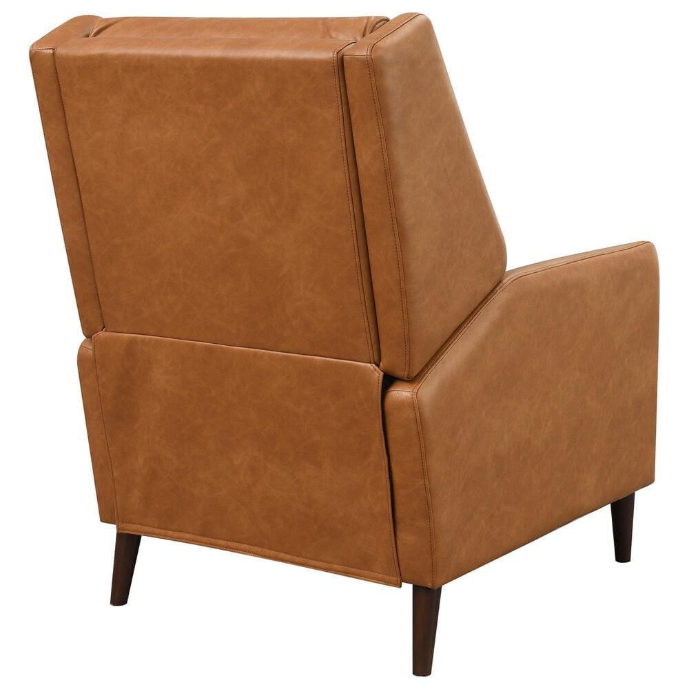 Furniture of America Selric Push Back Recliner in Brown, , large