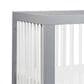 Babyletto Hudson 3-In-1 Convertible Crib and Toddler Conversion Kit in Grey and White, , large