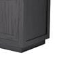Lexora Home Abbey 84" Double Bathroom Vanity in Black Oak with 2 cm White Cultured Marble Top and Rectangular Sinks, , large