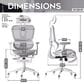 Techni Sport AirFlex 2.0 Gaming Chair in White and Light Grey, , large