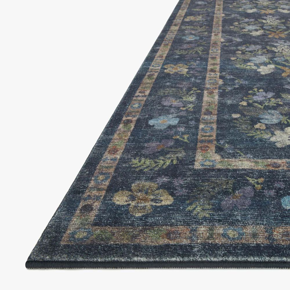 Rifle Paper Co. x Loloi Courtyard 8&#39;6&quot; x 11&#39;6&quot; Seville Charcoal Area Rug, , large
