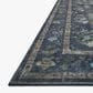 Rifle Paper Co. x Loloi Courtyard 8"6" x 11"6" Seville Charcoal Area Rug, , large
