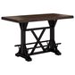 Ashley Valebeck Counter Height Table in Black and Brown - Table Only, , large