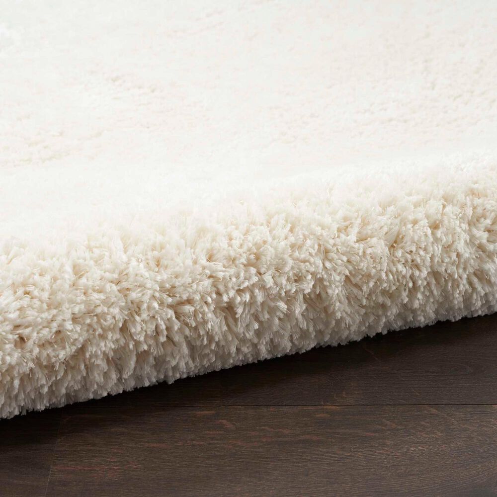 Nourison Dreamy Shag Solid 6&#39;7&quot; x 9&#39;2&quot; Ivory Area Rug, , large