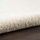 Nourison Dreamy Shag Solid 6"7" x 9"2" Ivory Area Rug, , large