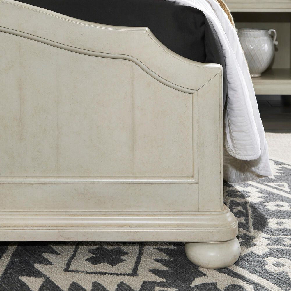 Homestyles Provence Queen Bed in Antiqued White, , large