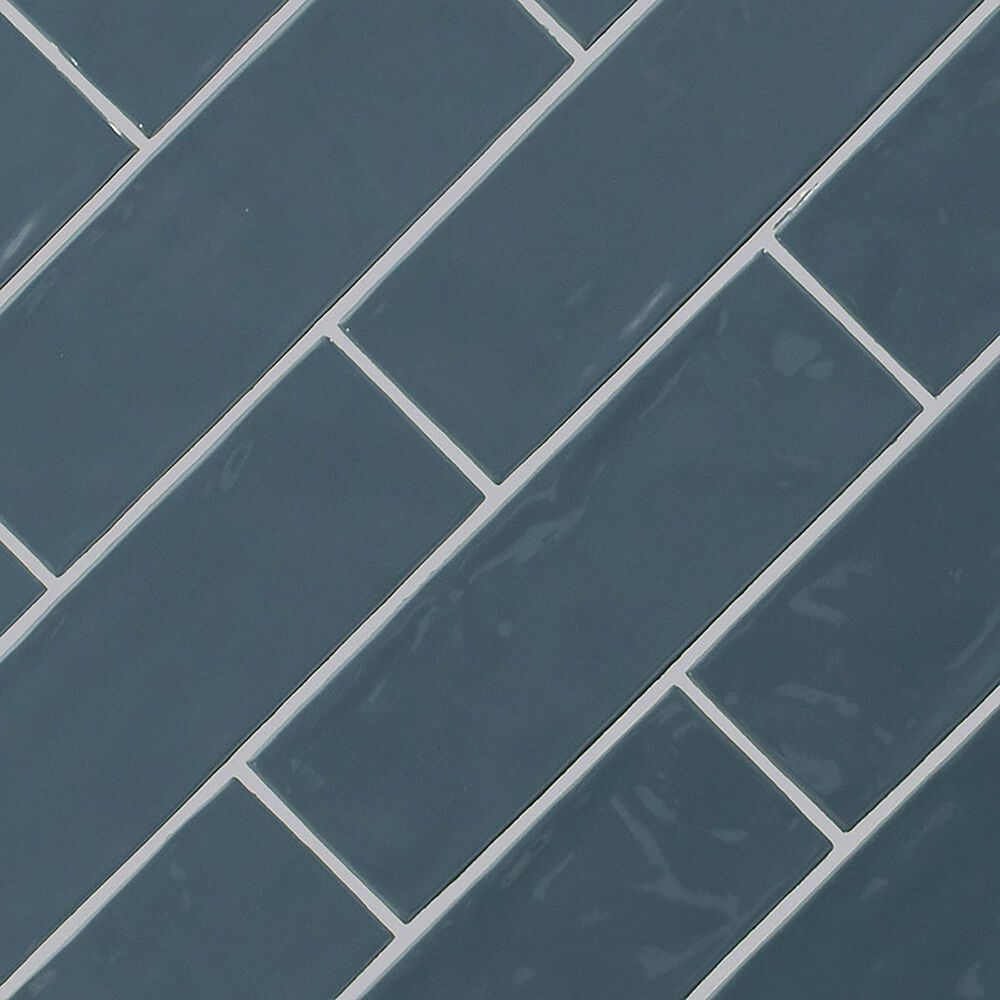 MS International Urbano Navy 4&quot; x 12&quot; Ceramic Tile, , large