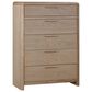 Urban Home Furano 5-Drawer Chest in Ginger, , large