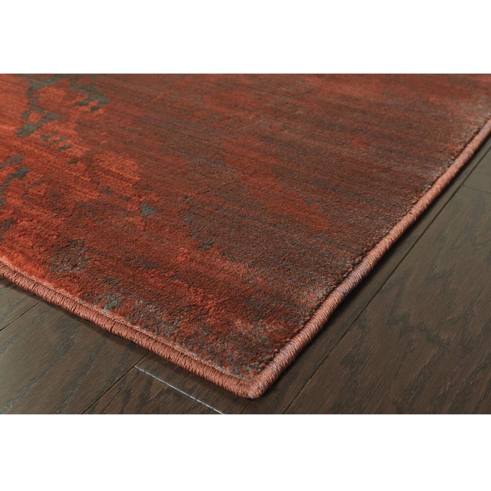 Oriental Weavers Sedona 6367B 9&#39;10&quot; x 12&#39;10&quot; Red Area Rug, , large