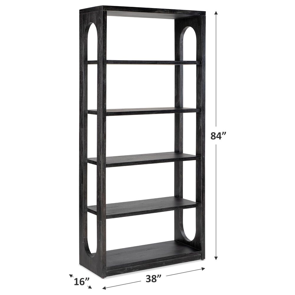 Hooker Furniture Commerce and Market 5 Shelves Etagere in Black, , large