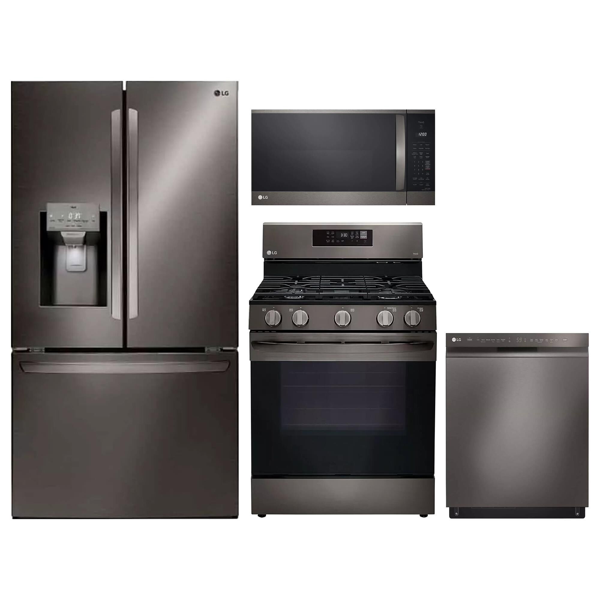 Samsung black top stainless package