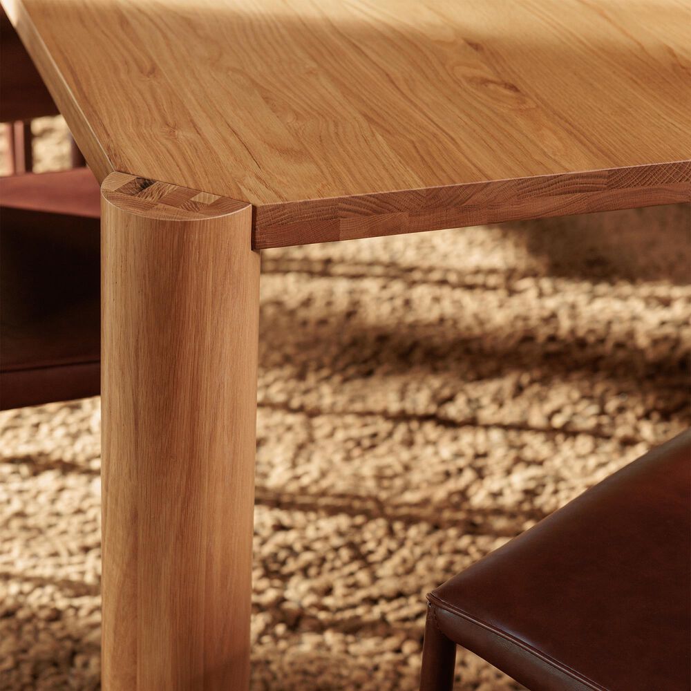 Moe&#39;s Home Collection Post Small Dining Table in Natural - Table Only, , large