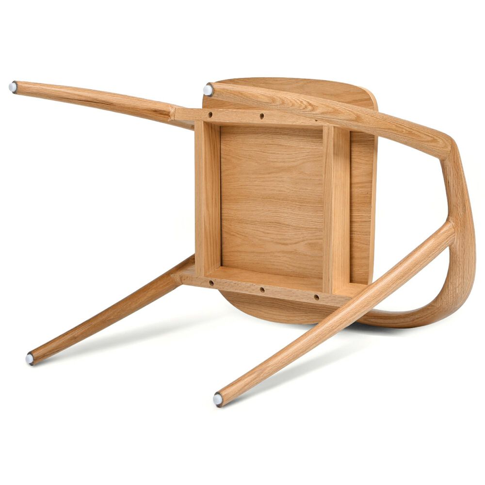 Jennifer Taylor Home Simeon Arm Chair in Warm Natural Brown, , large