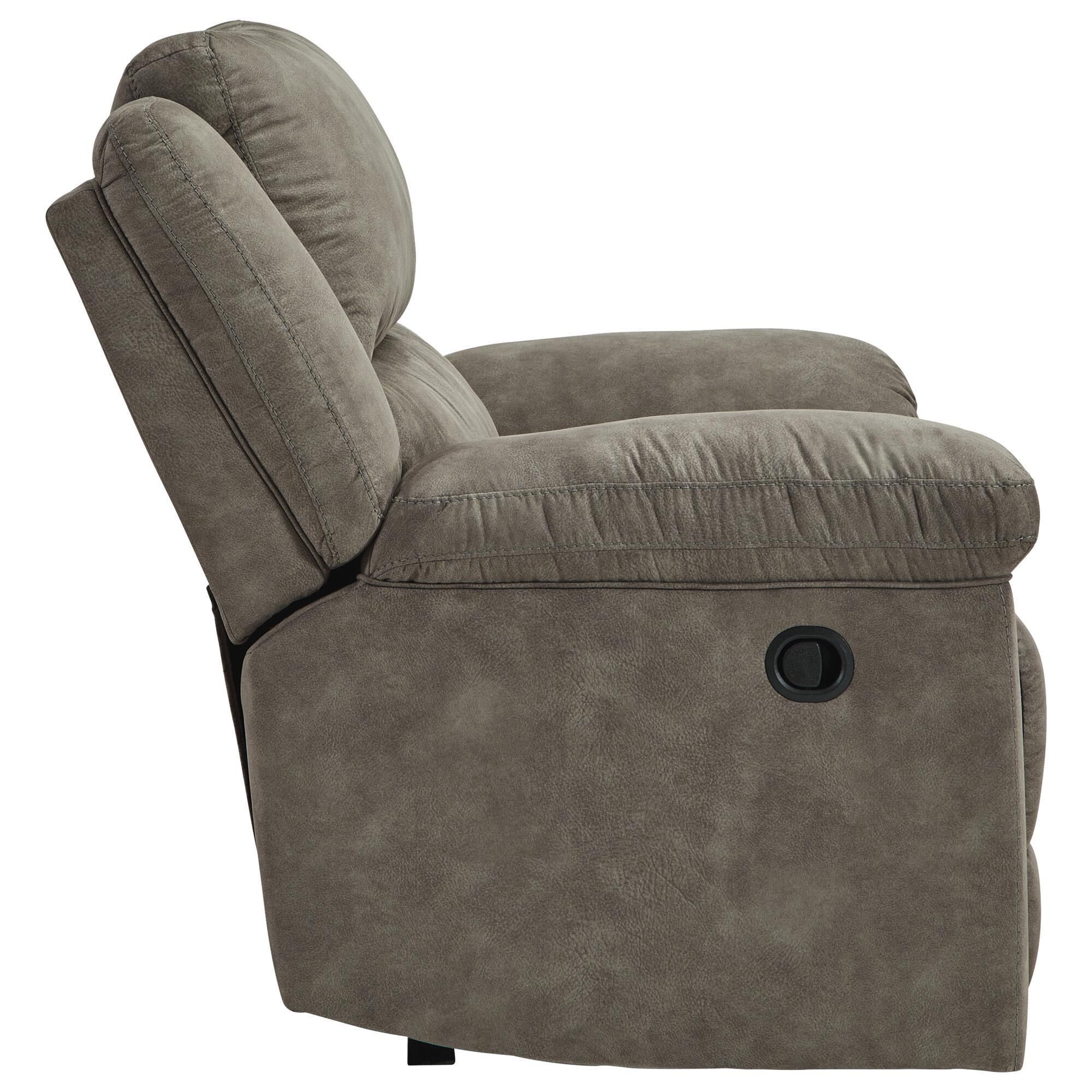 Ashley Laresview Manual Zero Wall Wide Seat Recliner in Fossil