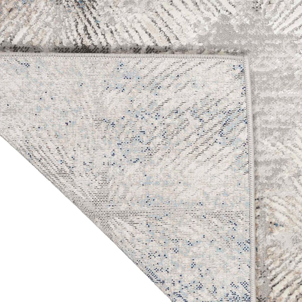 Nourison Infinity 2&#39;2&quot; x 7&#39;6&quot; Ivory and Grey Runner, , large