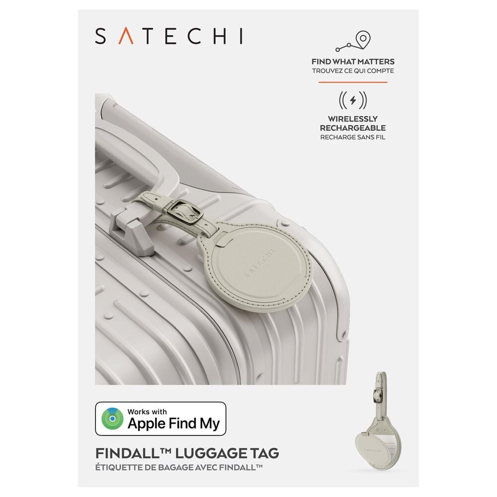 Satechi Vegan-Leather FindAll Luggage Tag in Sand, , large