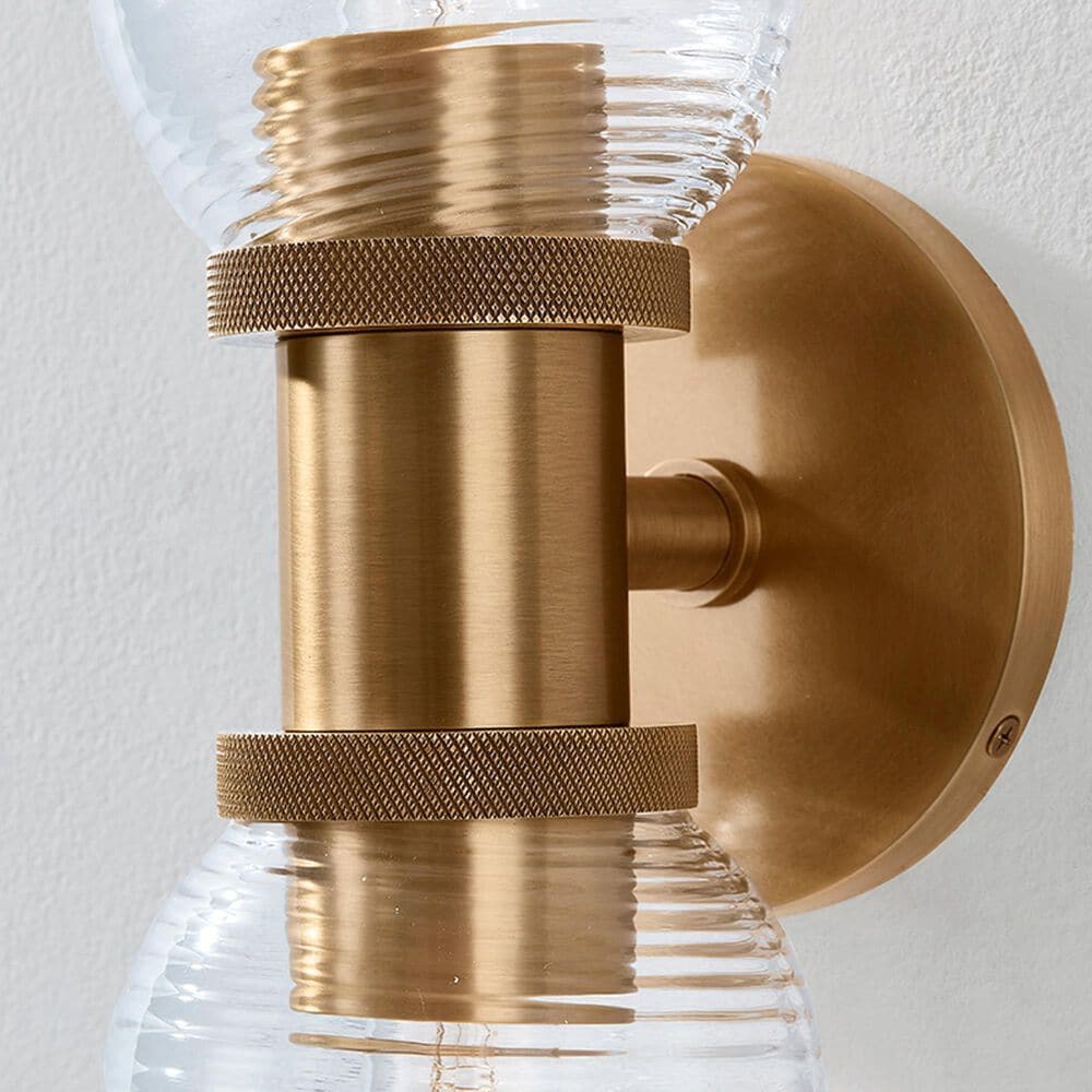 Troy Lighting Redding 2-Light Wall Sconce in Patina Brass, , large