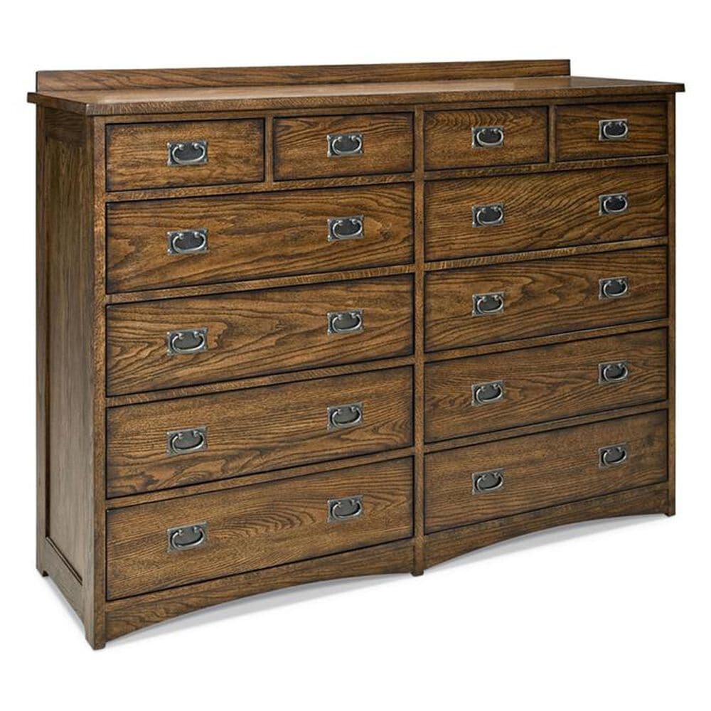 Hawthorne Furniture 12 Drawer Dresser in Mission, , large