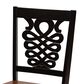 Baxton Studio Gervais Side Chair in Dark Brown and Walnut Brown (Set of 2), , large