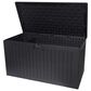 Hearth and Haven 260-Gallon Outdoor Plastic Deck Box with Elevated Base Design in Black, , large