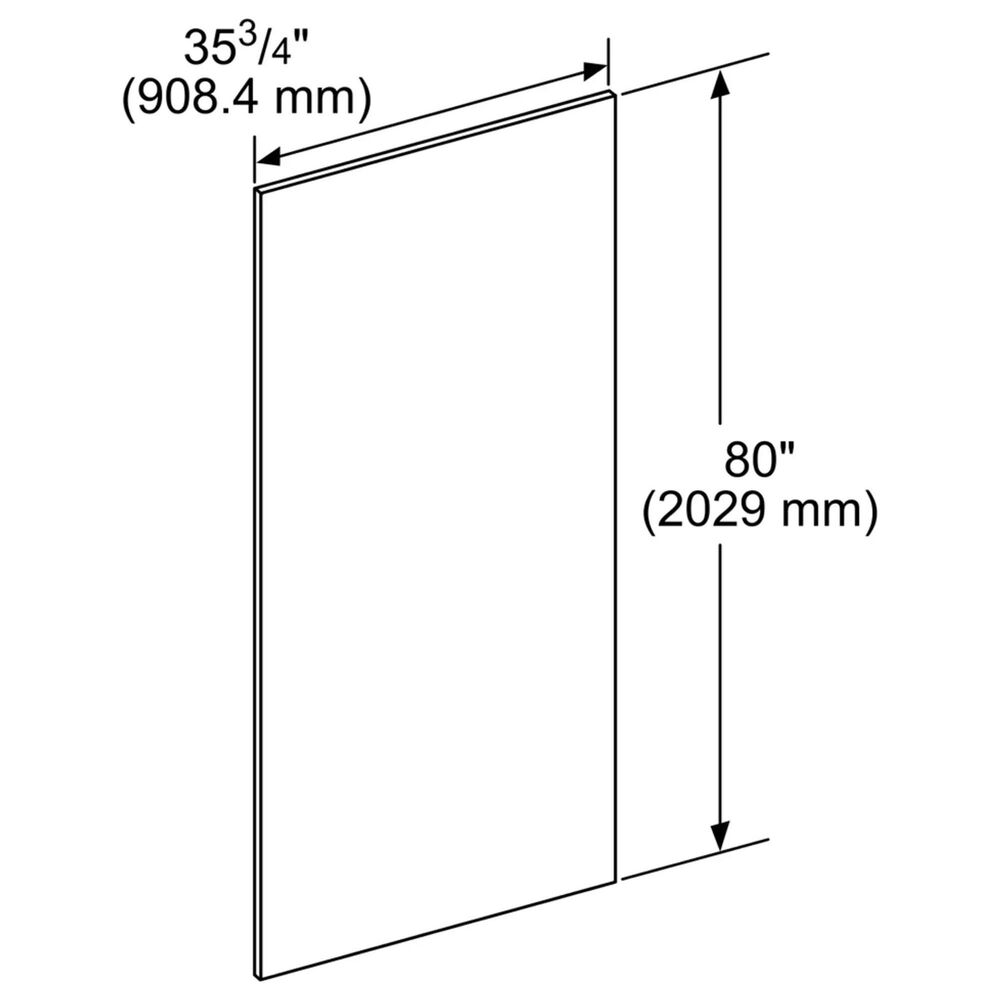 Thermador 36&quot; Handleless Door Panel Kit for Freezer and Refrigerator Columns in Stainless Steel, , large