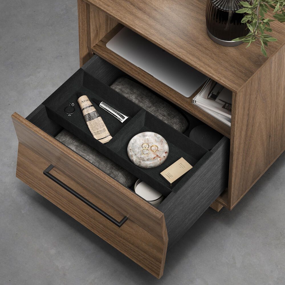 BDI Kava 20&quot; 1-Drawer Nightstand in Natural Walnut, , large