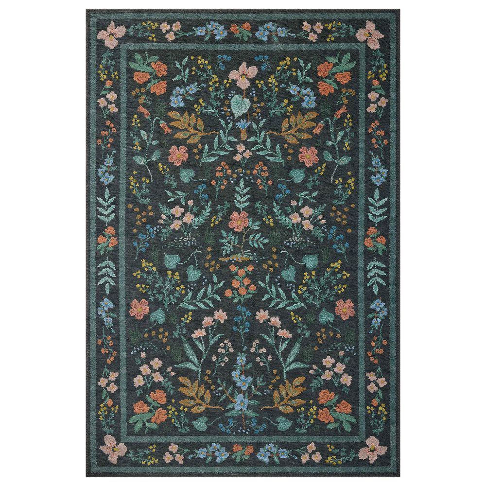 Loloi Wildwood Charcoal 5" Round Area Rug, , large