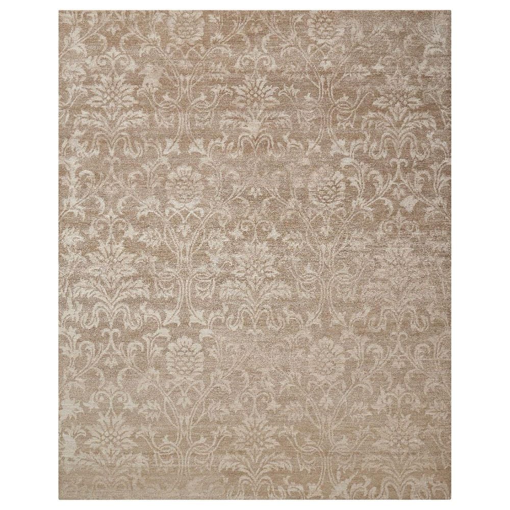 Nourison Silk Shadows 9"9" x 13"9" Light Gold Area Rug, , large
