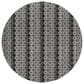 Dalyn Rug Company Kenner KN3 Black 8" Round Area Rug, , large