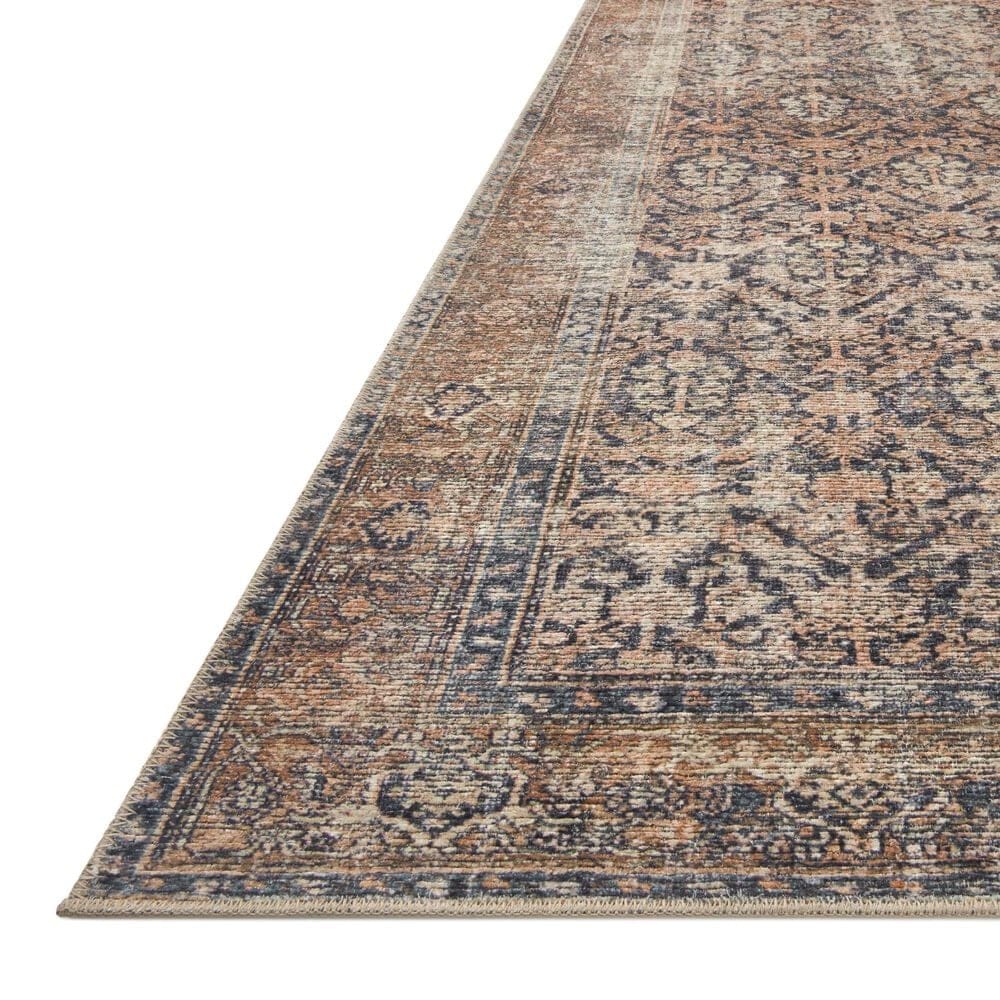 Amber Lewis x Loloi Billie 8&#39;6&quot; x 11&#39;6&quot; Ink and Salmon Area Rug, , large