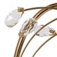 LumiSource Crystal Buds Table Lamp in Black, Clear and Gold (Set of 2), , large
