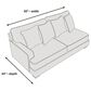 Ashley Gardiner Reversible Sofa Chaise in Pewter, , large