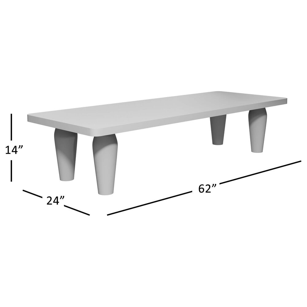 Waltham Origins Rectangular Cocktail Table in Washed Sand, , large