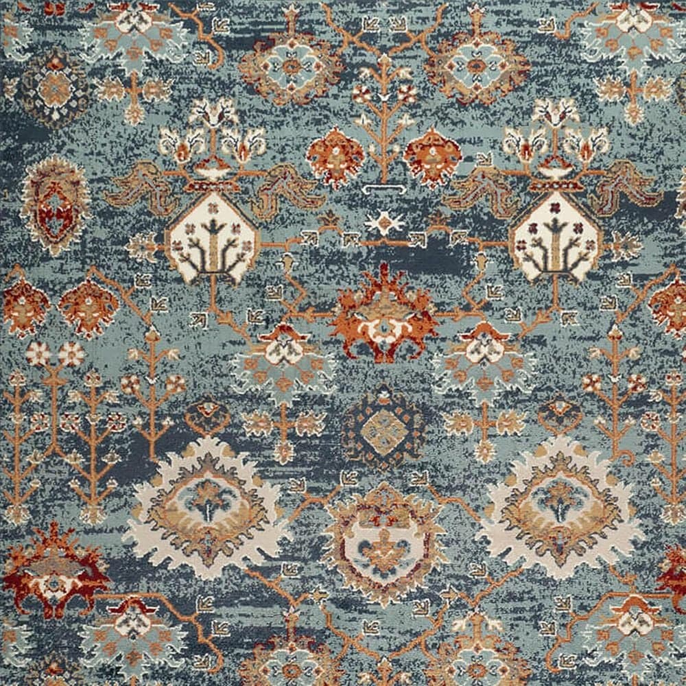 Amer Rugs Allure 7&#39;9&quot; x 9&#39;9&quot; Teal Blue Area Rug, , large
