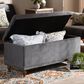 Baxton Studio Kaylee Storage Ottoman Bench in Grey, , large