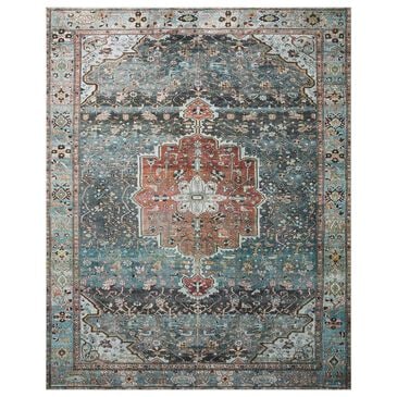 Loloi Margot 3"6" x 5"6" Ocean and Brick Area Rug, , large