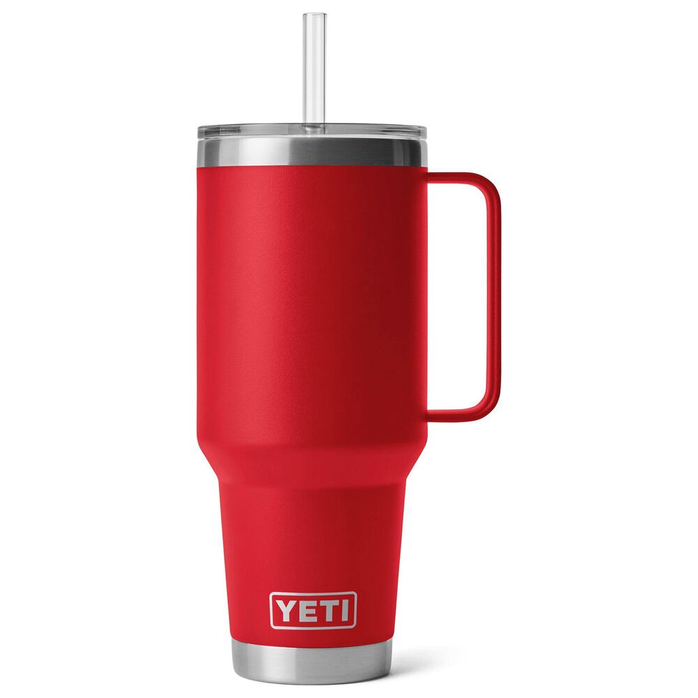 YETI Rambler 42 Oz Straw Mug with Straw Lid in Rescue Red, , large