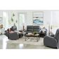 Catnapper Angelo Power Reclining Console Loveseat with Power Headrest in Gunmetal, , large
