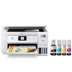 Epson EcoTank ET-2850 Wireless Color All in One Cartridge Free Supertank Printer with Scan, Copy and Auto 2-sided Printing