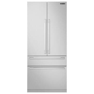 Signature Kitchen Suite 36" Built-In French Door Refrigerator Panel Ready with 2 Drawer Freezer, , large