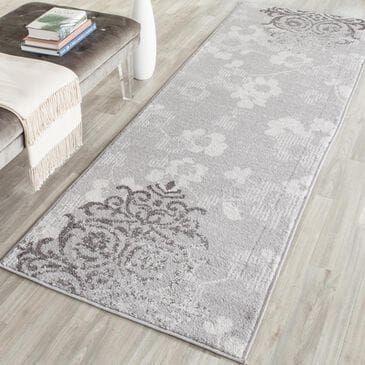 Safavieh Adirondack ADR114B-214 2"6" x 14" Silver/Ivory Runner, , large