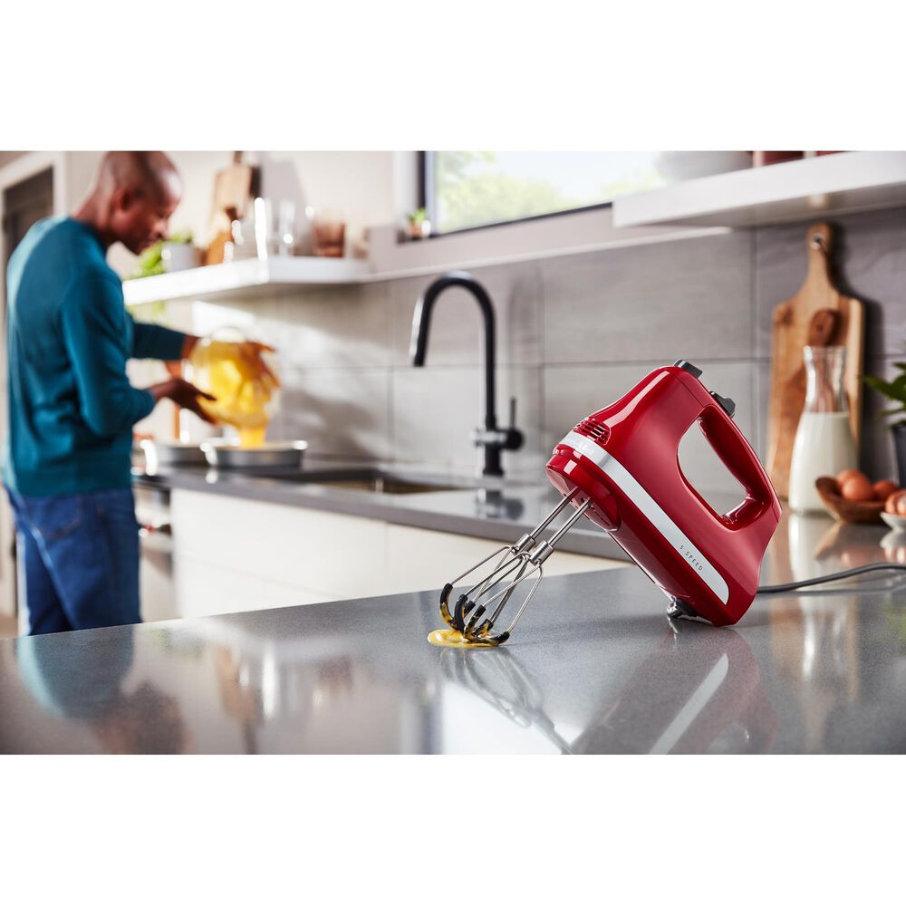 KitchenAid 8&quot; 6-Speed Hand Mixer in Empire Red, , large