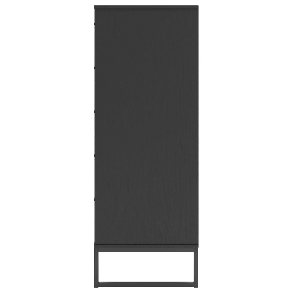 Ashley Socalle 5-Drawer Chest in Matte Black, , large