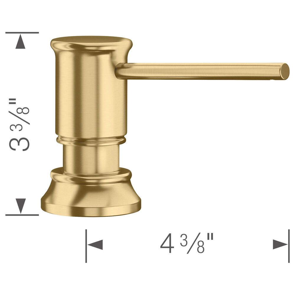 Blanco Empressa Soap Dispenser in Satin Gold, , large