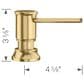 Blanco Empressa Soap Dispenser in Satin Gold, , large
