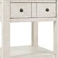 Waltham Madison County End Table in Vintage White, , large