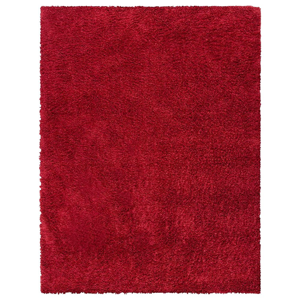 Safavieh August Shag AUG200Q 8" x 10" Red Area Rug, , large