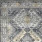 Loloi II Skye SKY-09 5" x 7"6" Graphite and Silver Area Rug, , large
