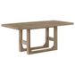 Boulder & Pine Wood Trestle Dining Table in Natural Finish, , large