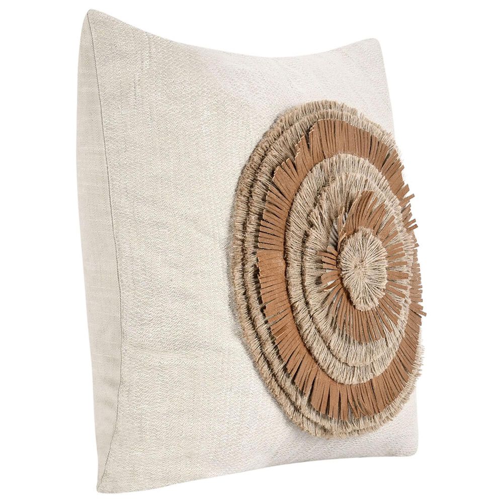 Classic Home Pueblo 22&quot; Square Throw Pillow in Chestnut and Natural, , large